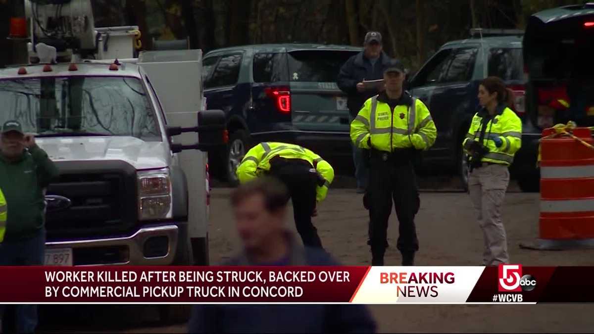 Man dies after being hit by truck at construction site