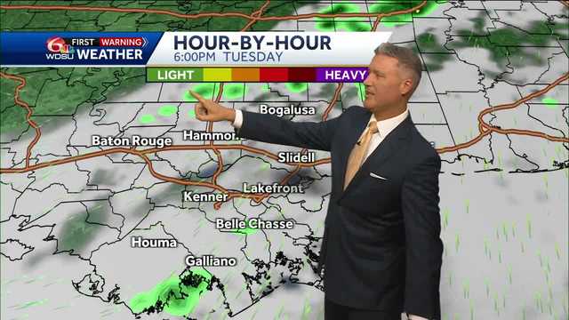 New Orleans weather forecast rain chances high temp Tuesday - Vimarsana News