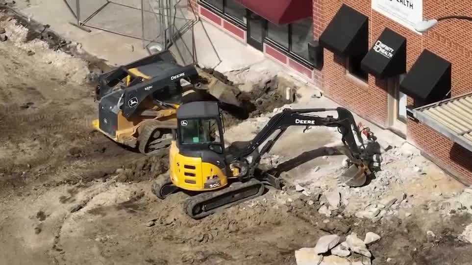 Osceola, Iowa crews unearth 150-year-old structure during project Osceola, Iowa crews unearth 150-year-old structure during project
