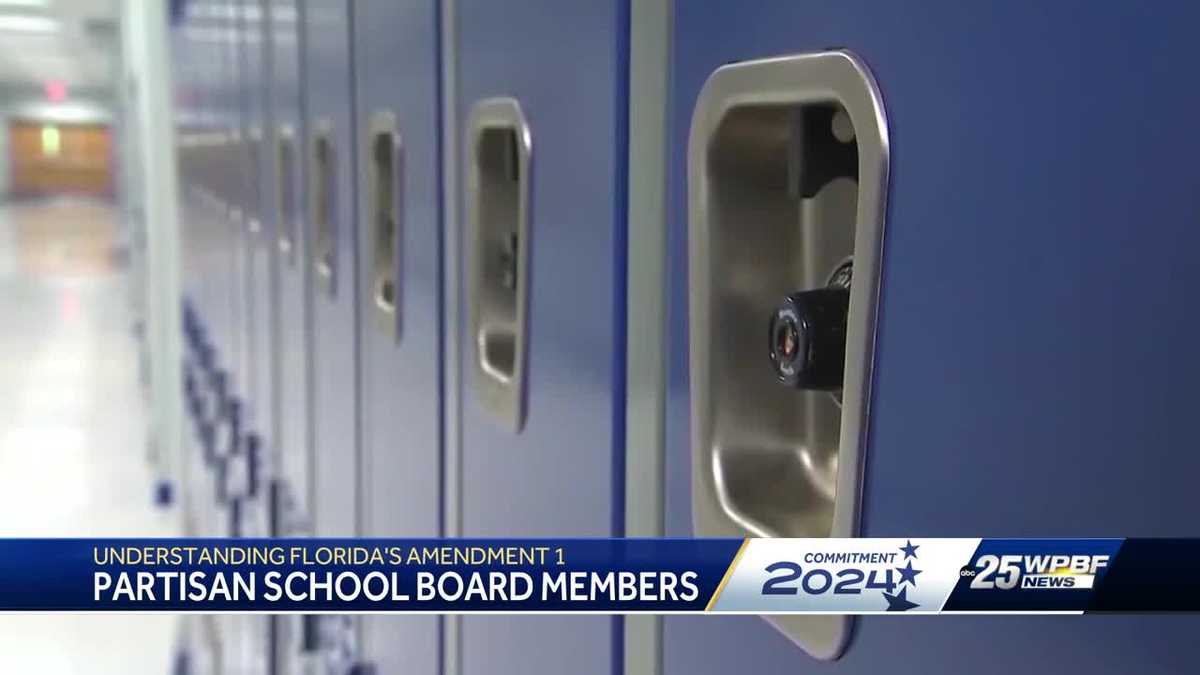 Amendment 1 Florida voters to decide on partisan school board elections