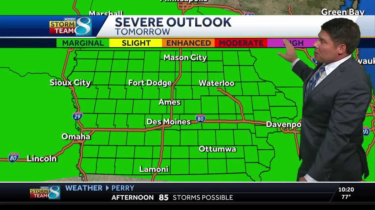 Des Moines weather: Tracking more storms across Iowa - KCCI