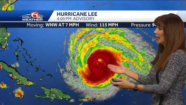 Cat 3 Hurricane Lee going through eyewall replacement - Vimarsana News