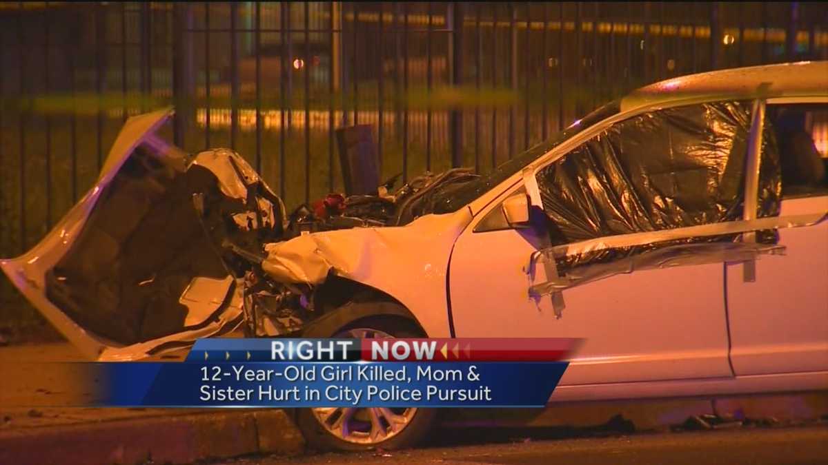 Girl killed in crash with car sought in fatal shooting