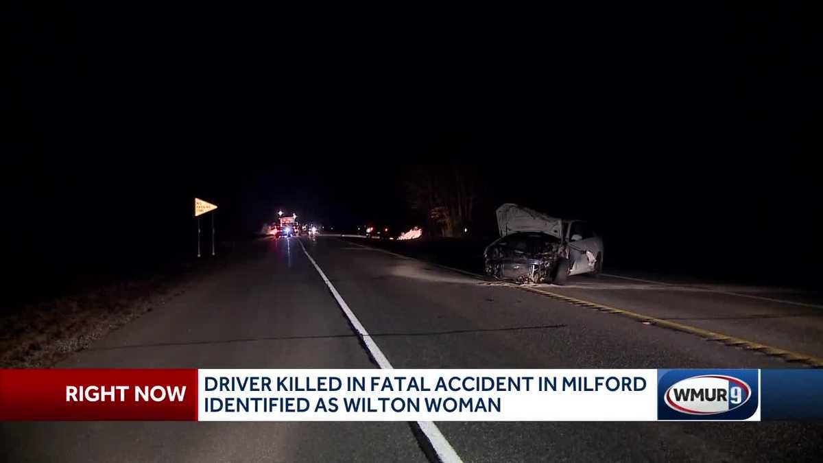 Driver killed in Milford crash ID'd as Wilton woman
