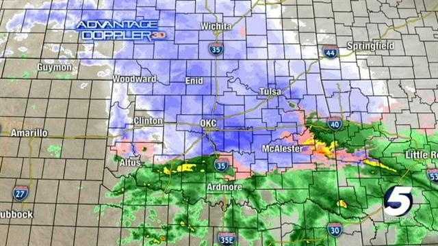 Oklahoma Winter Storm Update 8:30