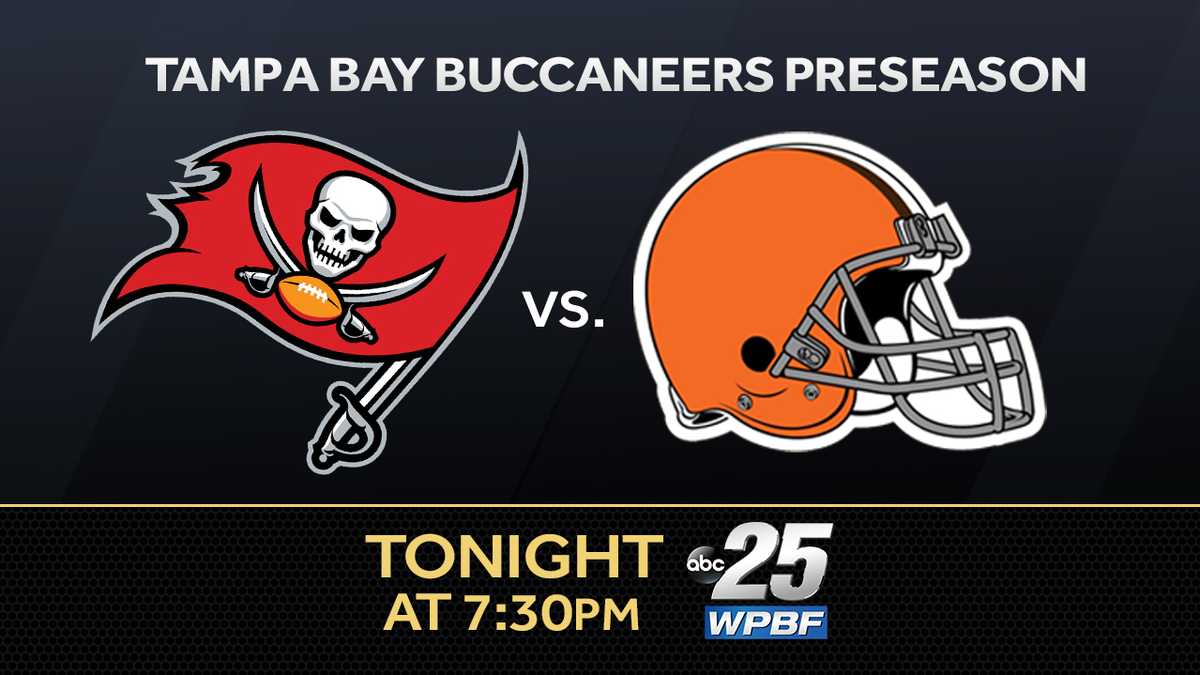 Watch the Buccs take on the Browns tonight