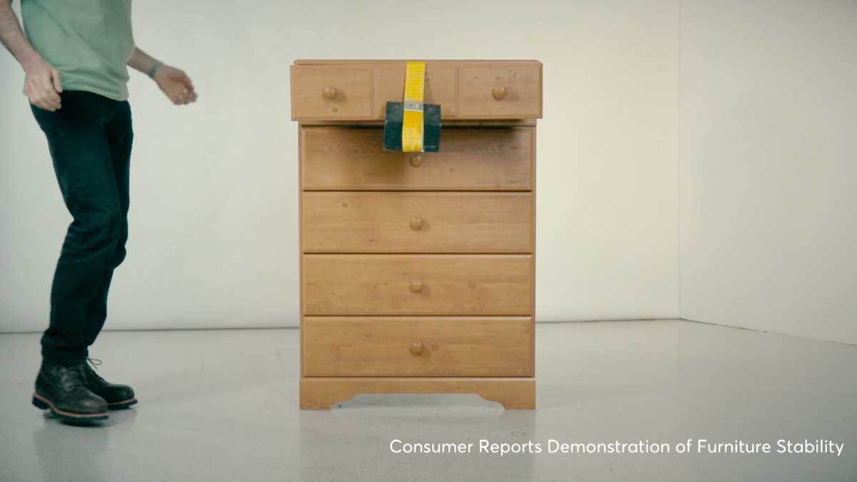 How to properly anchor furniture