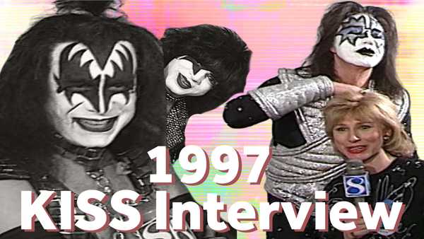 watch: kiss playfully teases reporter in exclusive 1997 interview