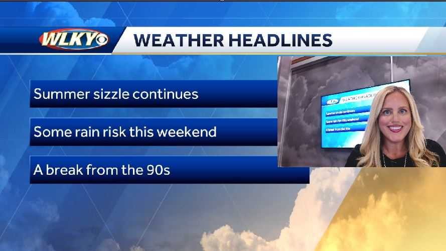 In this 90s this weekend