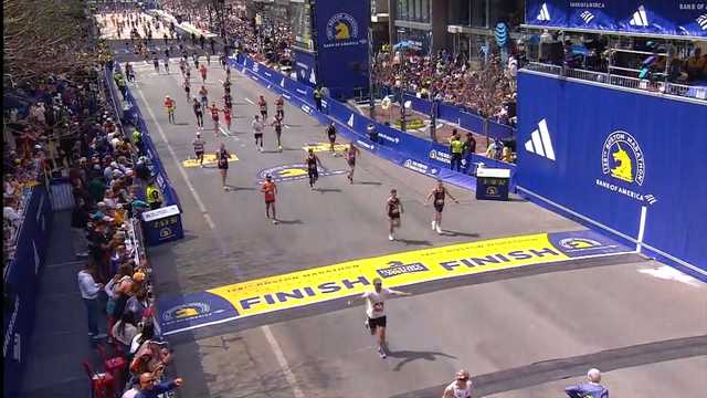 2024 Boston Marathon finish line