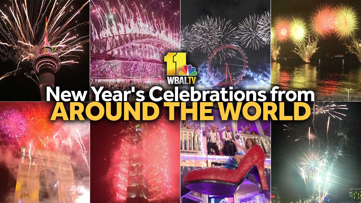 New year's fireworks from around the world in 2025