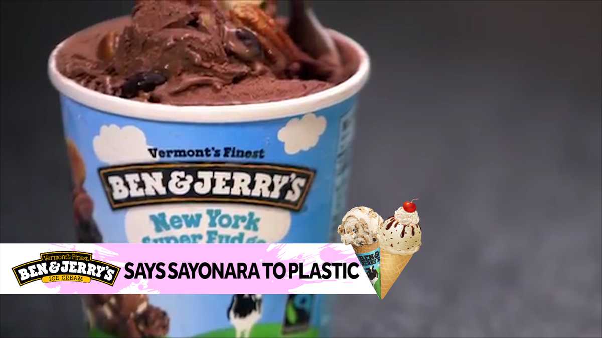 Ben & Jerry Says Sayonara To Plastic Spoons and Straws