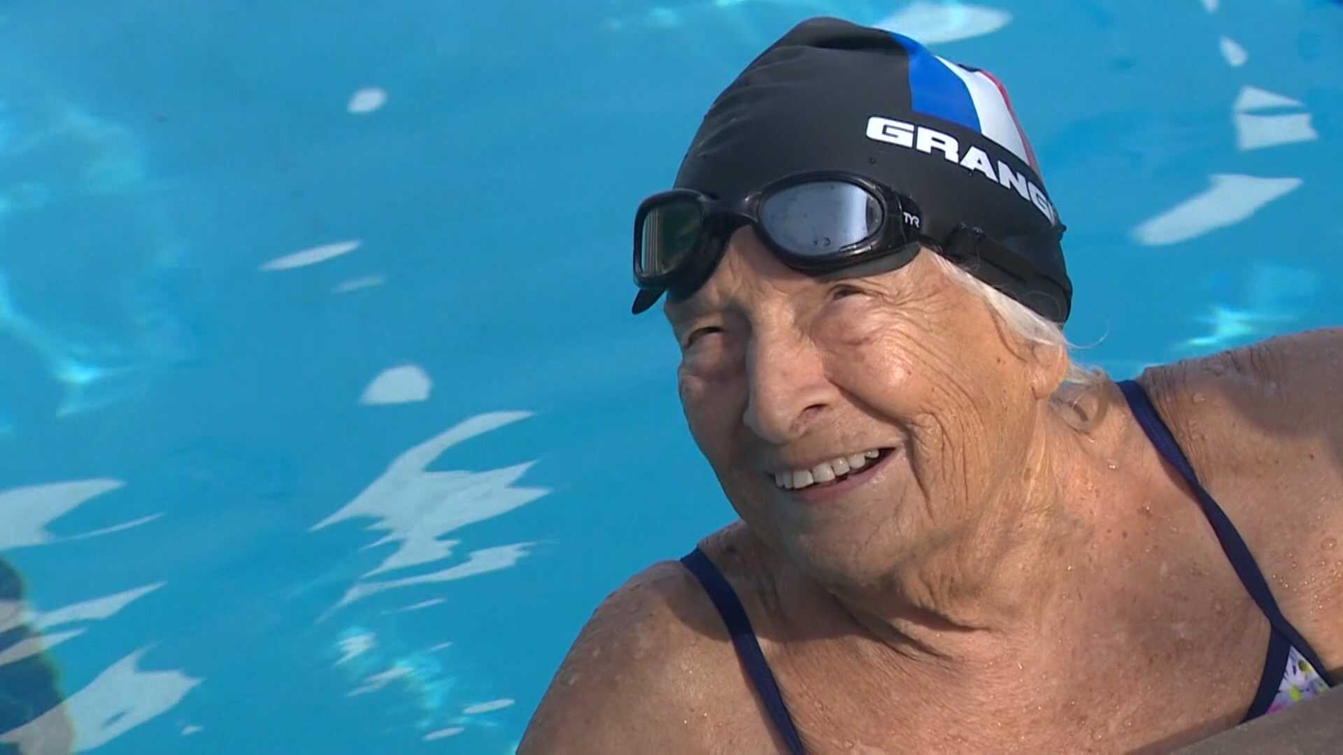 A 99-year-old swimmer's passion for the pool helped her through pandemic, now California's heat wave