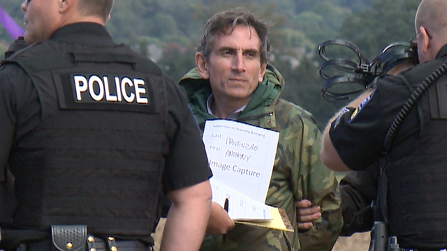 Dozens arrested at pipeline protest, police say