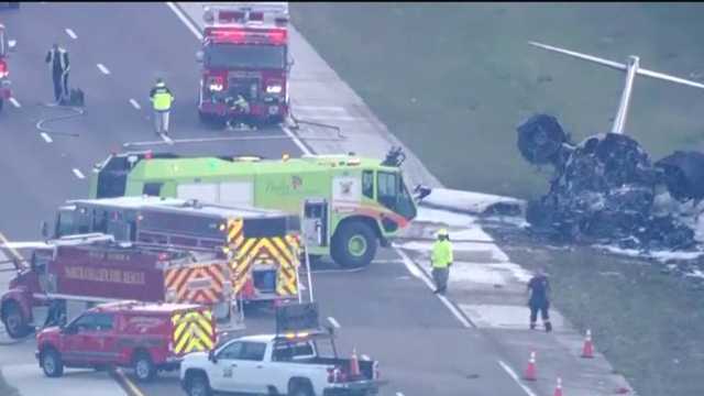 Efforts underway to clear Florida interstate plane crash debris - Vimarsana News