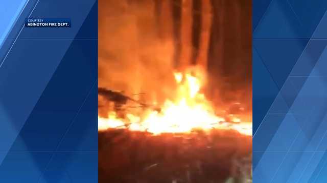 Brush fire scorches about 30 acres of woodland in Abington - Vimarsana News