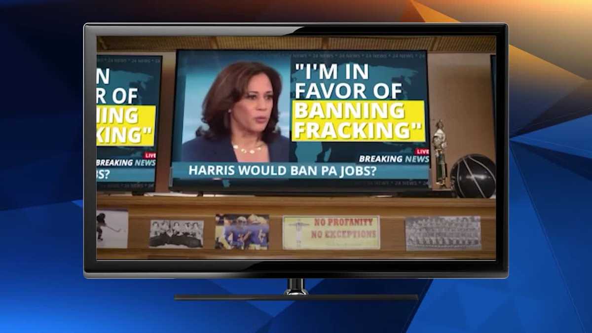 Ad Watch: What is Kamala Harris' position on fracking?