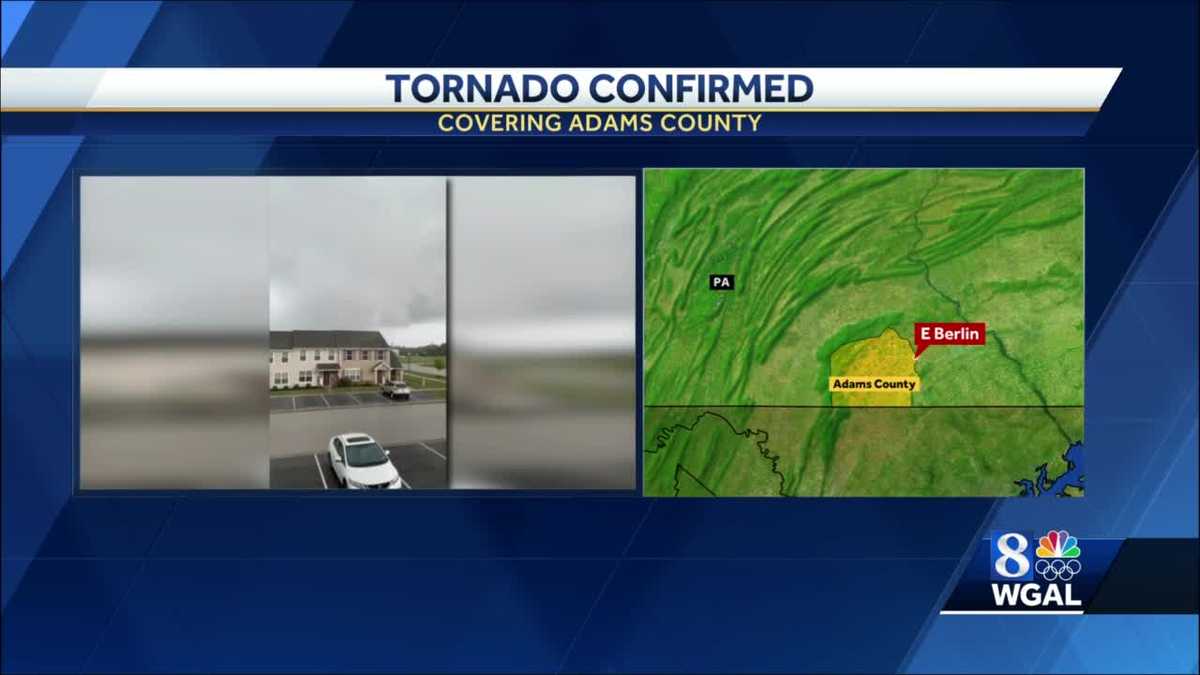 National Weather Service confirms tornado in Adams County