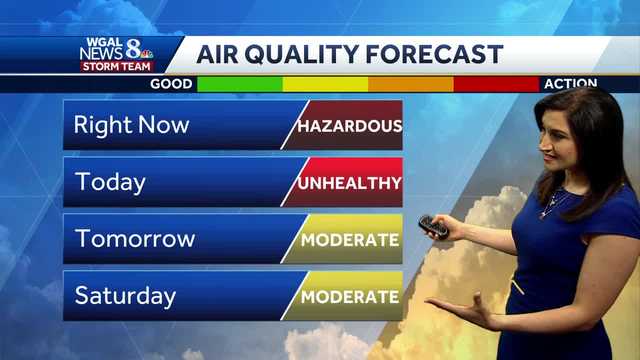 Hazardous air quality readings in south-central Pa. - Vimarsana News