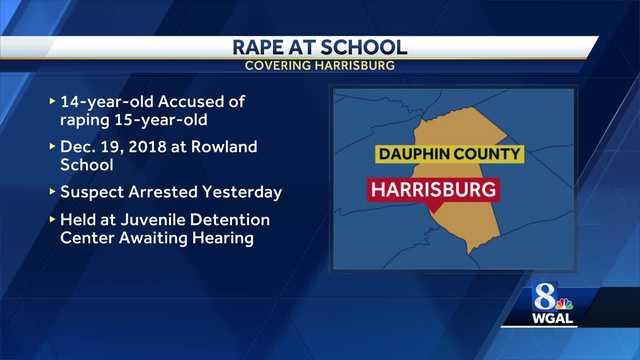 Harrisburg 14-year-old accused of raping 15-year-old at Rowland School
