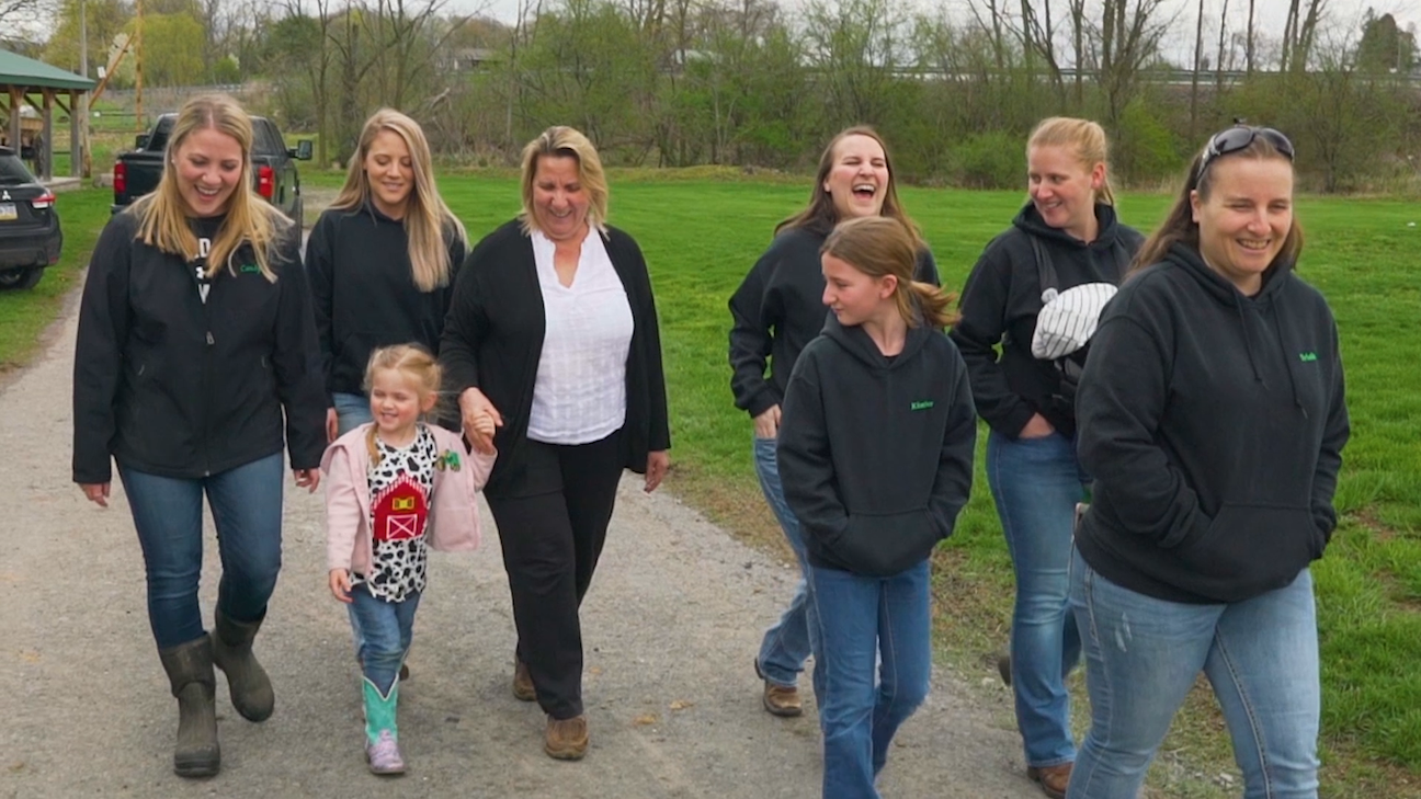 The Wasson’s six daughters each learned to love dairy farming in their own way after growing up at Wasson Farms