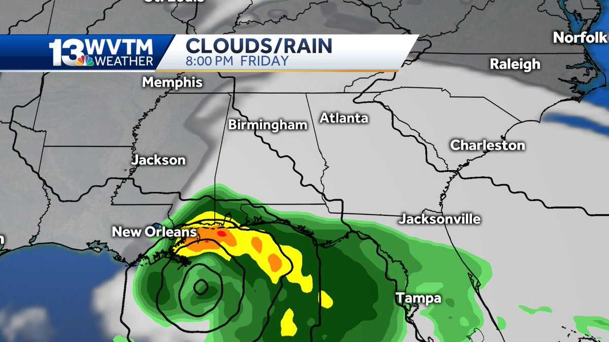 Tracking Tropical Disturbance In The Gulf Of Mexico