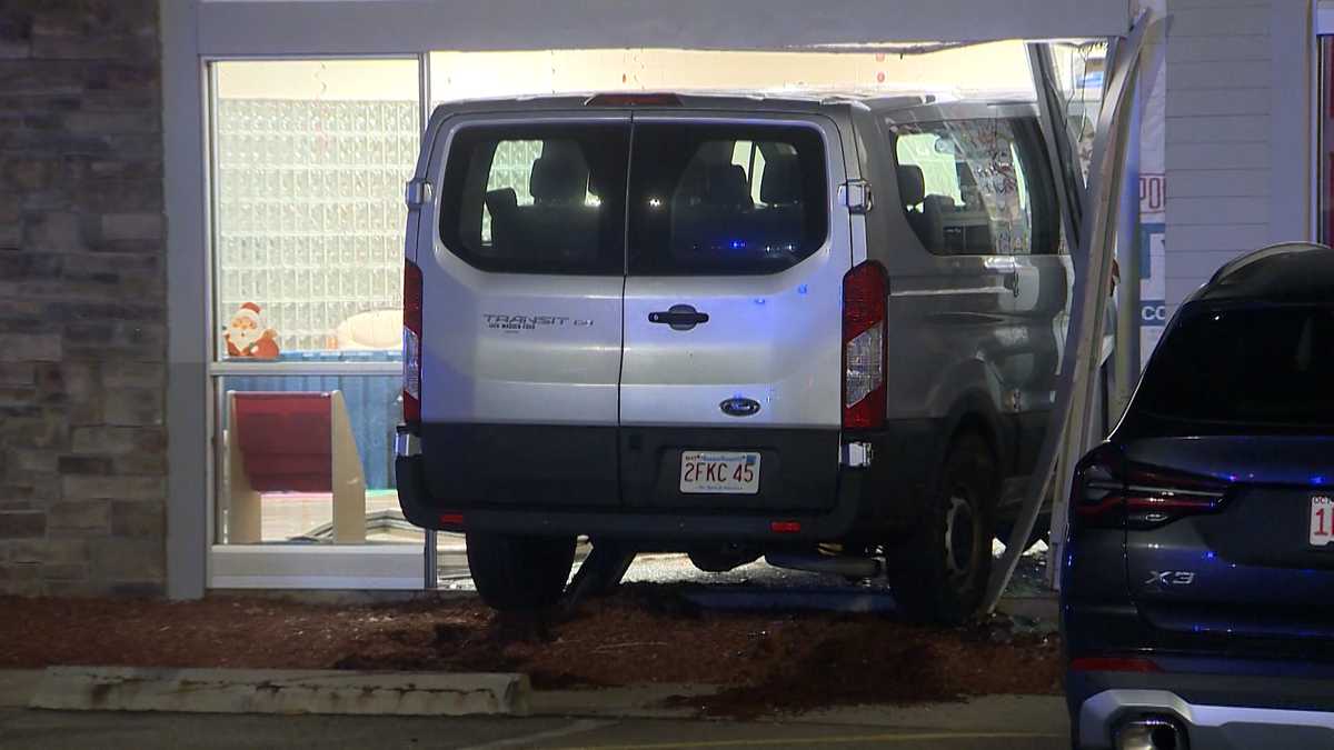 Van crashes into YMCA day care in Foxborough, injuring 4 children