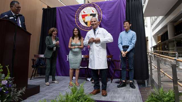 Holy Cross dedicates science complex to alumnus Dr. Anthony Fauci - Vimarsana News