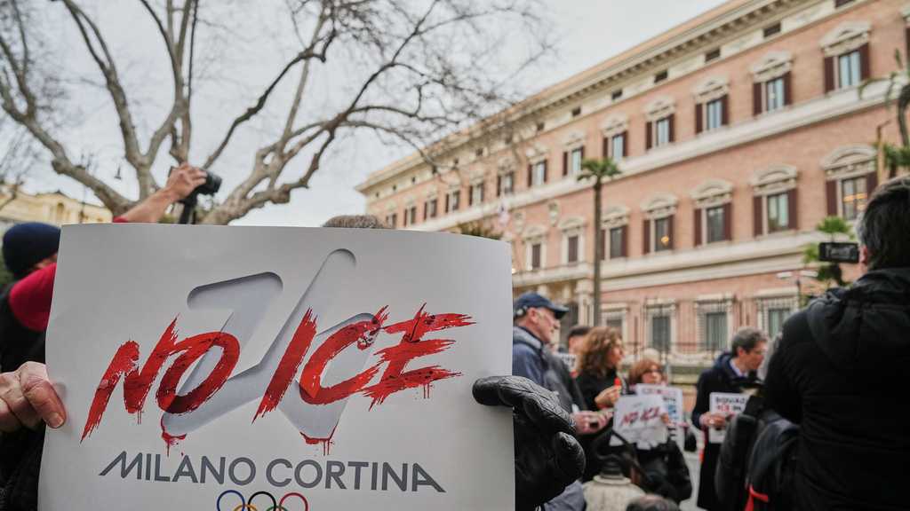 Protests in Milan over ICE's presence at 2026 Winter Olympics