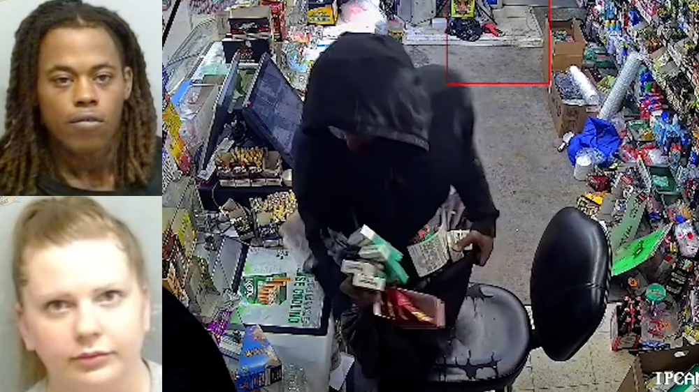 Couple accused of stealing hundreds of lottery tickets, $5,000 cash from Georgia convenience store