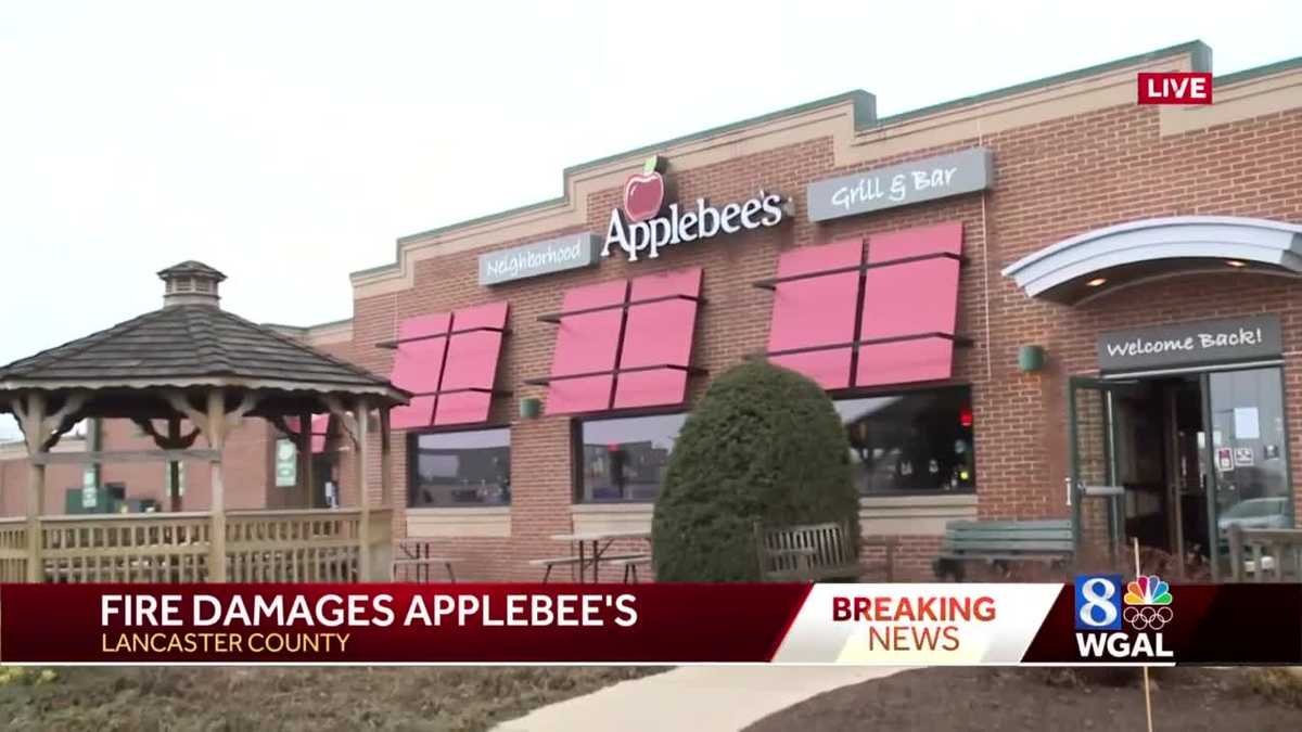 Fire damages Applebee's in Lancaster County