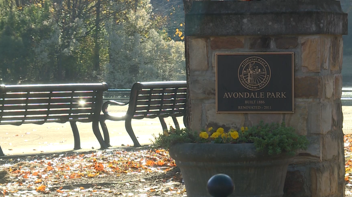 Avondale Park murder shooting Birmingham police bench