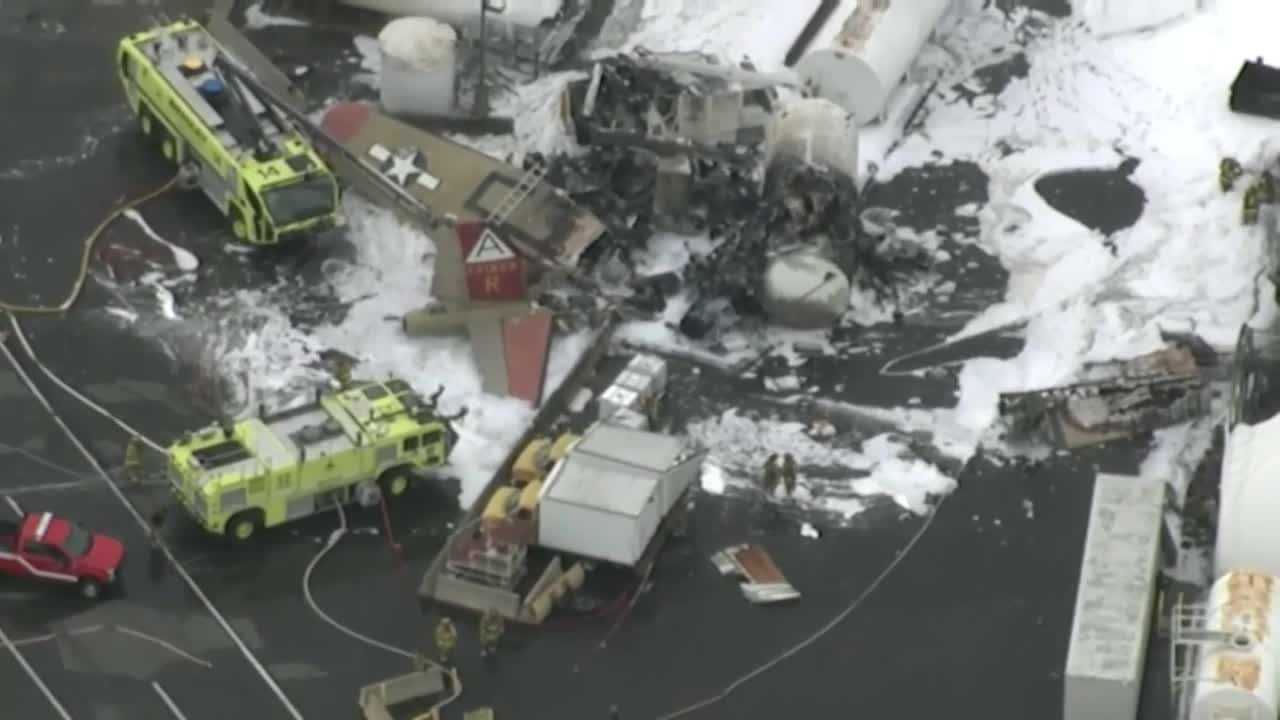 At Least 7 Killed After World War II-era Bomber Crashes At Connecticut ...