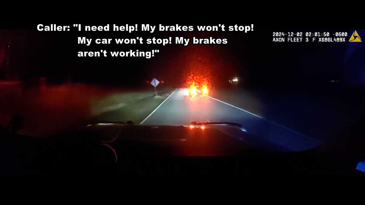 Pregnant woman rescued from runaway car in Illinois, video shows - WVTM