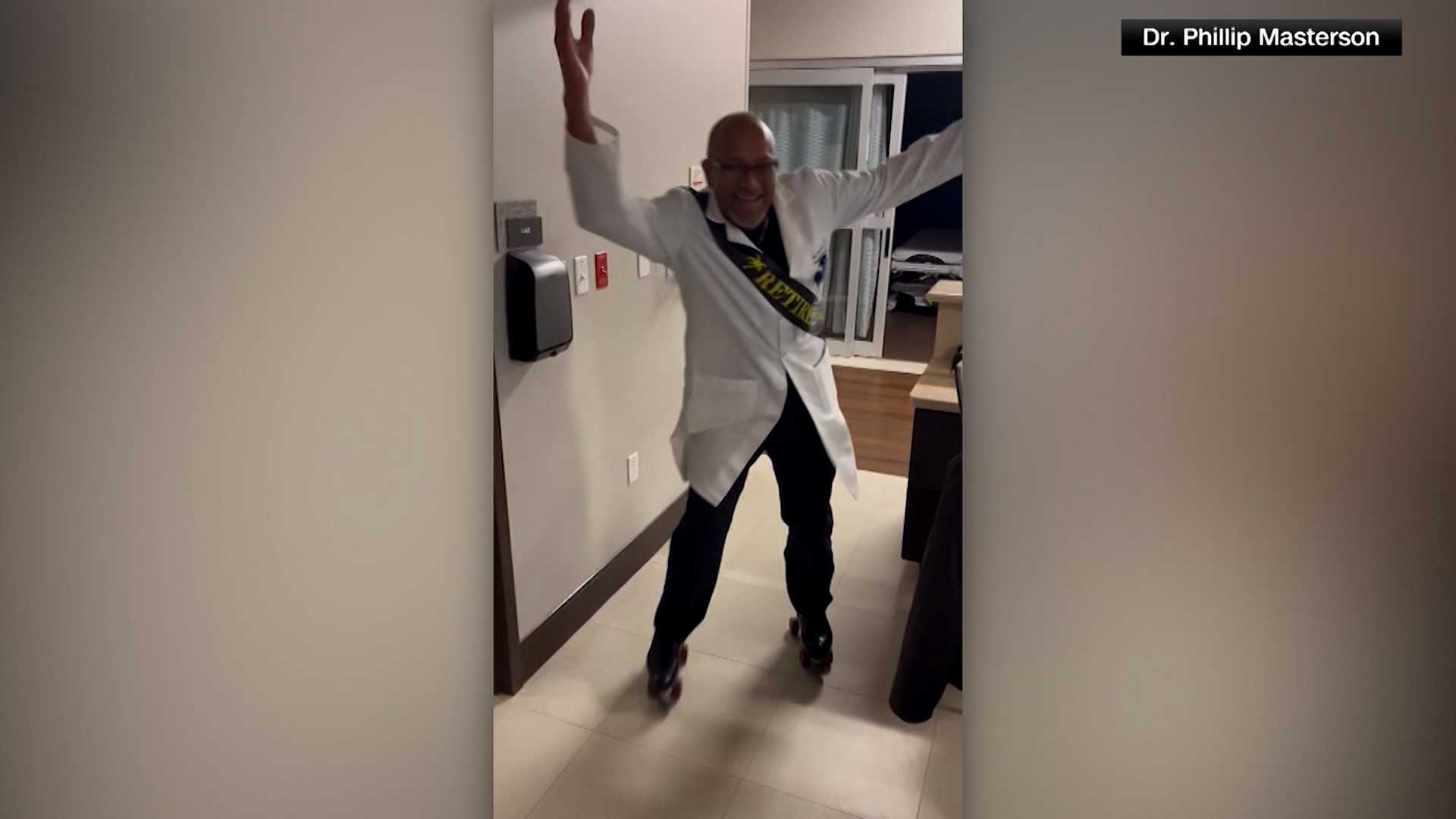 VIDEO: ER doctor skates into retirement - Vimarsana News
