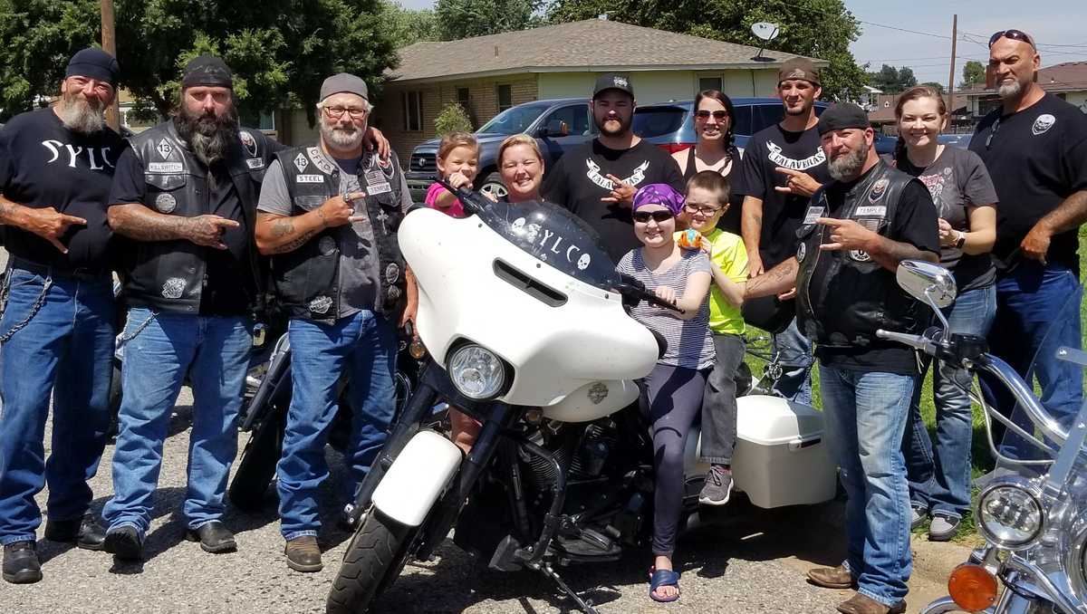 Texas motorcycle club makes special delivery to Oklahoma girl battling