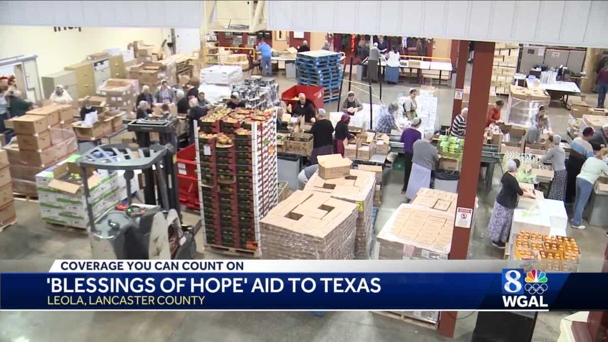 Lankasteras apgabala pārtikas banka palīdz Teksasas ziemas vētras upuriem