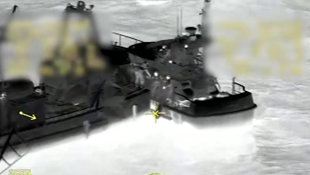 4 rescued from sinking boat after collission near Block Island