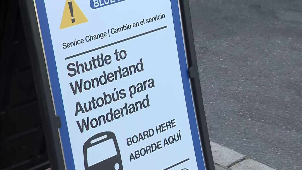 Blue Line service resumes after worker injured overnight