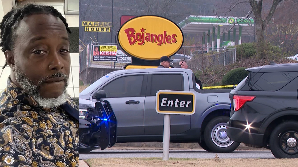 Father shot to death outside Georgia fast food restaurant; worker charged with murder