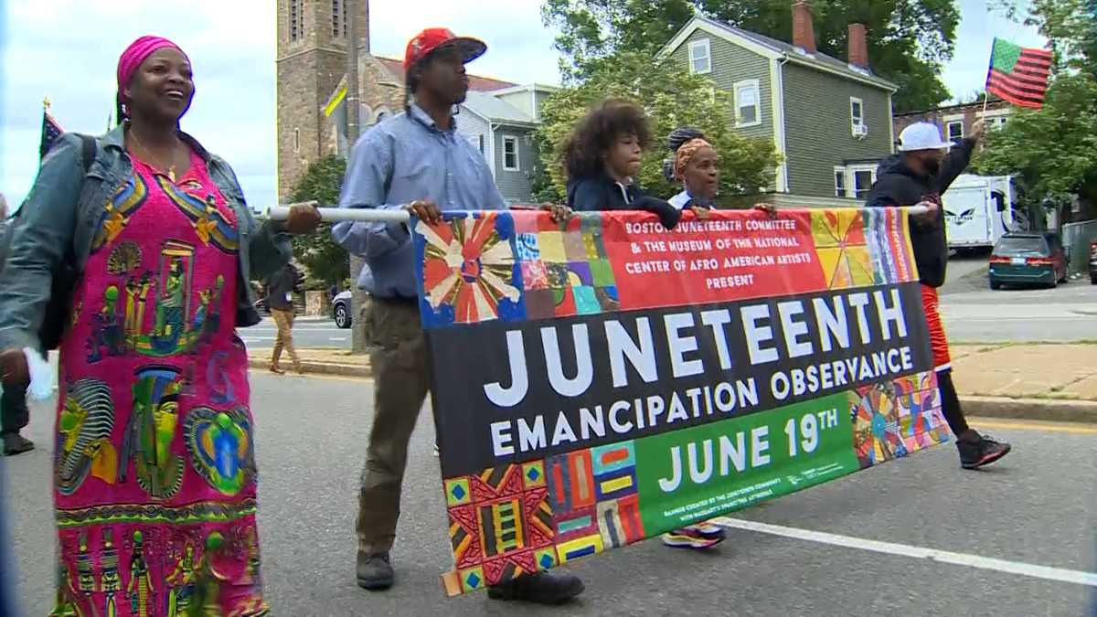 Boston celebrates with inaugural parade in Roxbury