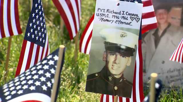 Tribute to fallen service members at Boston Common flag garden - Vimarsana News