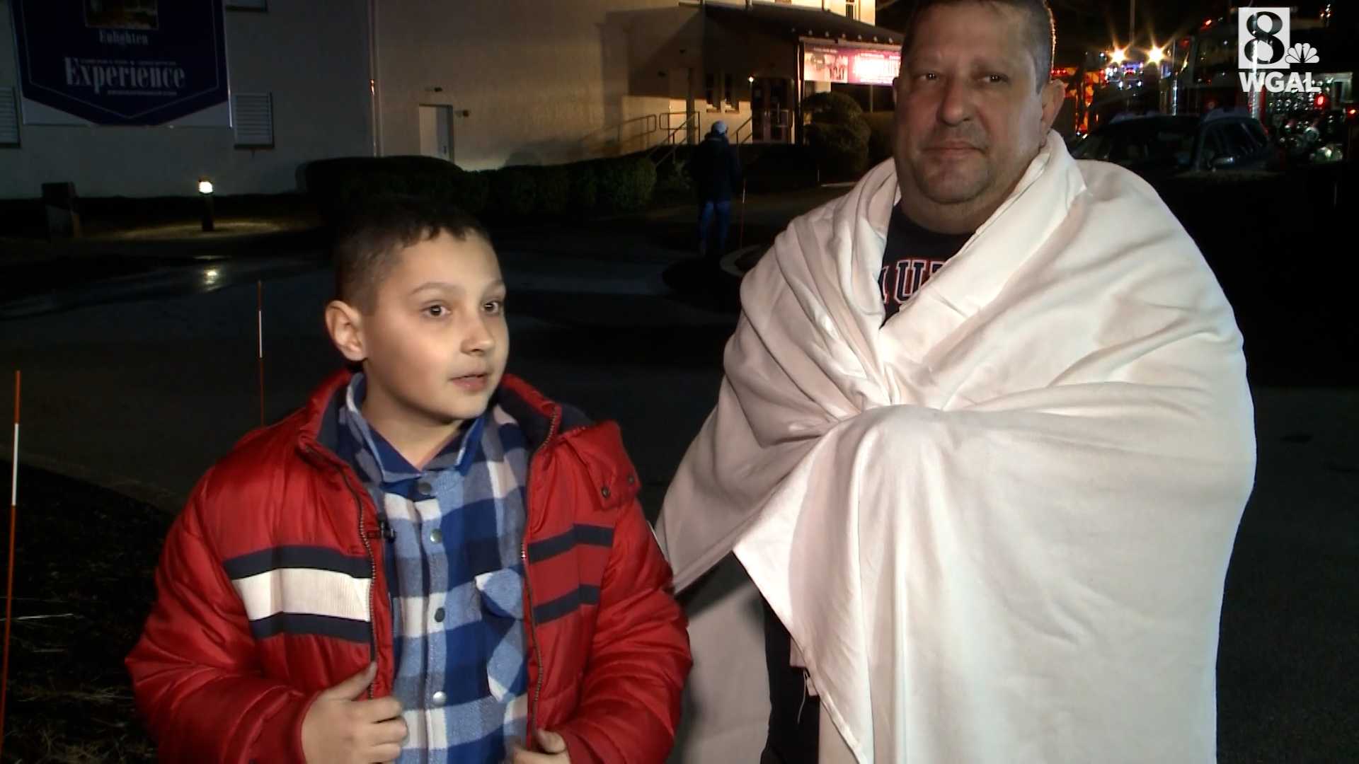 Boy says dad rescued people from burning hotel in Pa. - Vimarsana News
