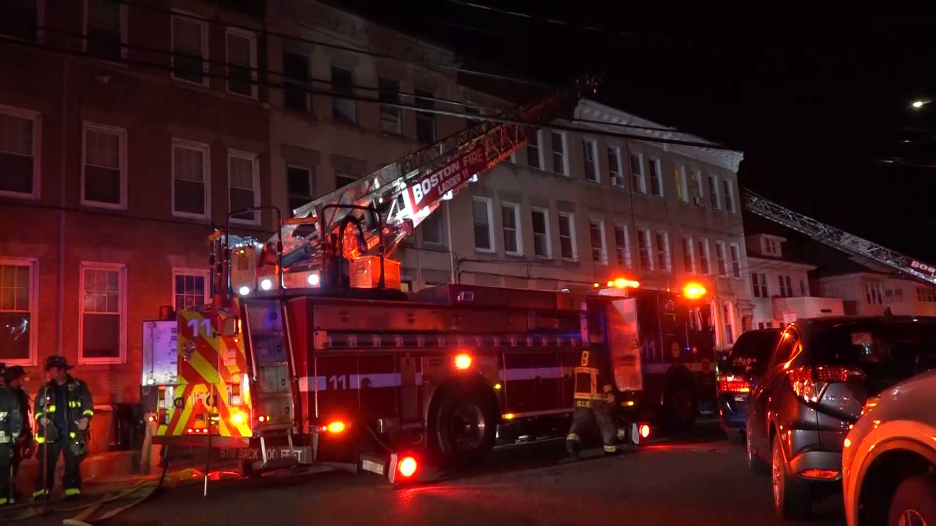 7 People Displaced By 2-alarm Fire At Boston Apartment Building