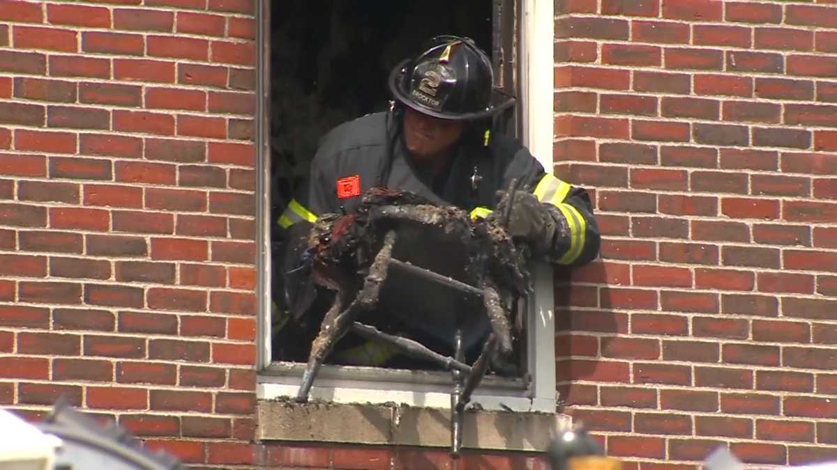 Man rescued from 2-alarm fire at Brockton apartment building