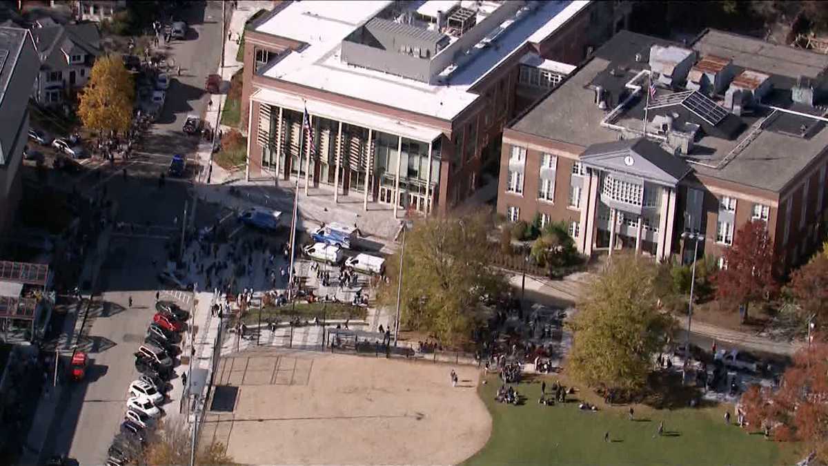 Brookline High School evacuated over hazardous materials situation
