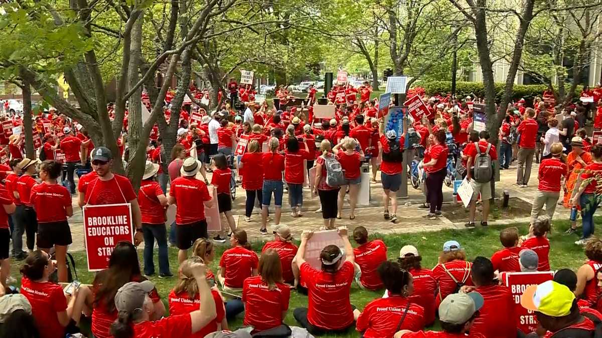 Brookline parents unsure how long schools will be closed by strike