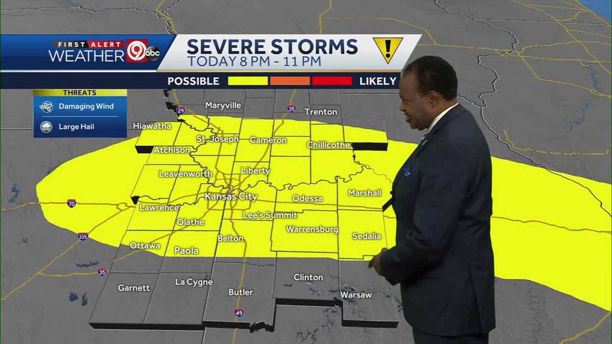 KANSAS CITY WEATHER: Isolated strong storms possible Thursday night in ...
