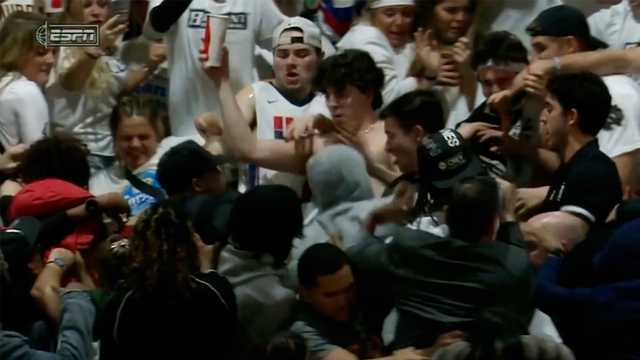Bryant's big win to reach NCAA Tournament marred by fan brawl - Vimarsana News