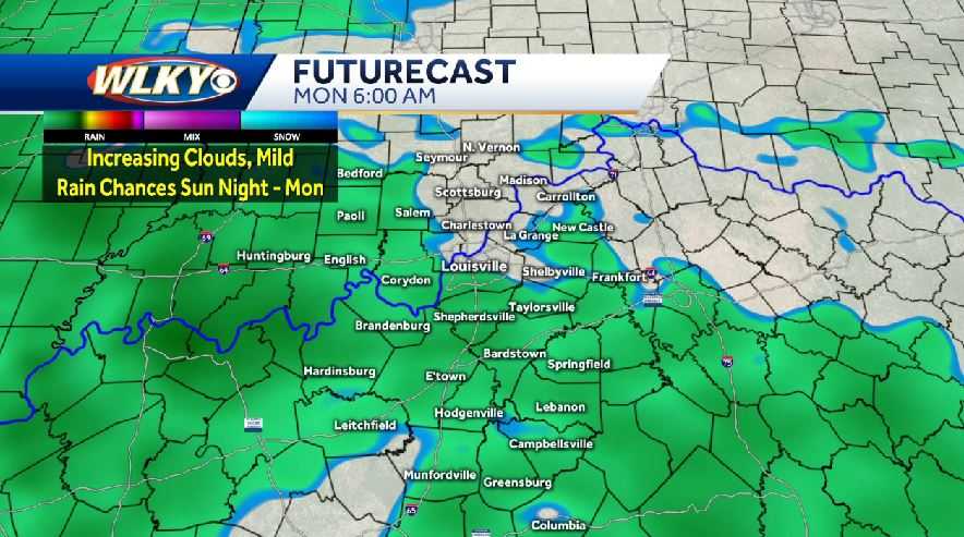 Another Mild Day, Rain Chances Ahead